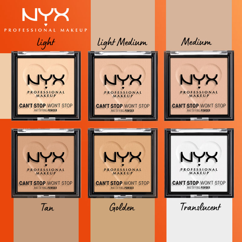 NYX Professional Makeup Can't Stop Won't Stop Mattifying Powder - Tan