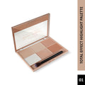 GLAM21 Total Effect 6 Shades Highlighter Palette