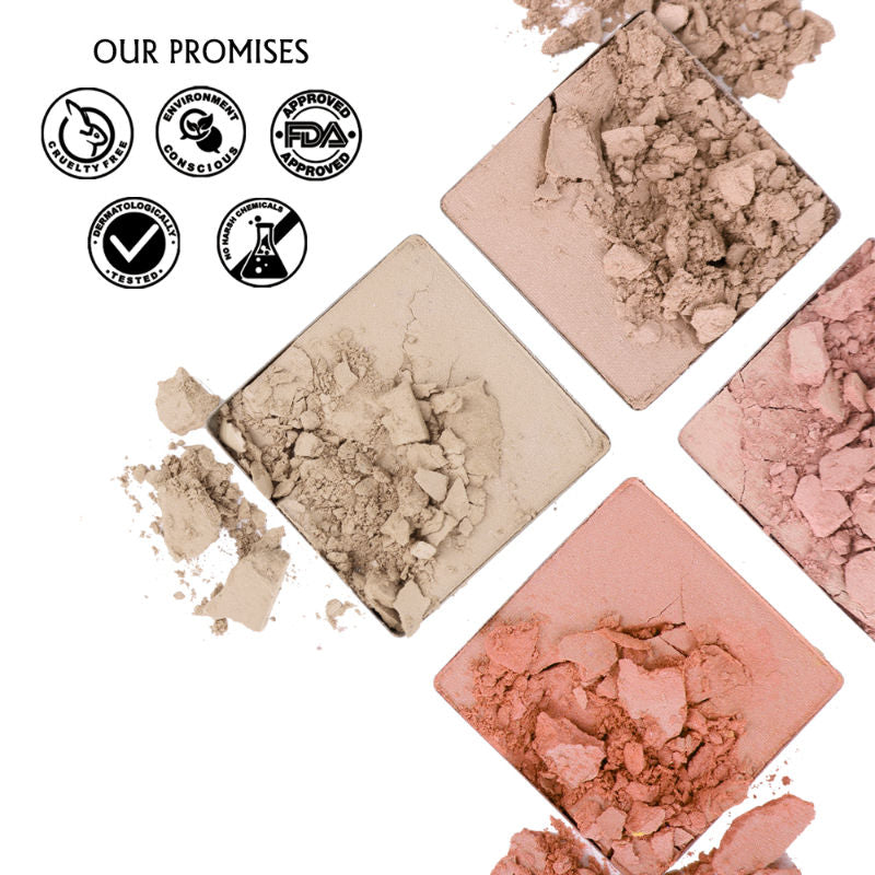 GLAM21 Total Effect 6 Shades Highlighter Palette