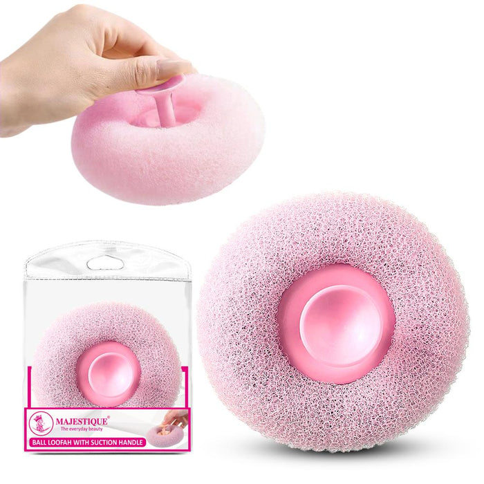 Majestique Ball Loofah With Suction Handle