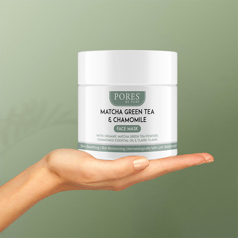 Pores Be Pure Matcha Green Tea Clay Face Mask With Green Tea