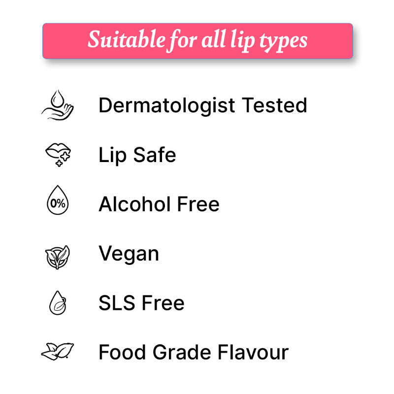 ALANNA Lip Wash Lip Brightening, Lip Cleanser, For Dark & Dry Pigmented Lips For Women