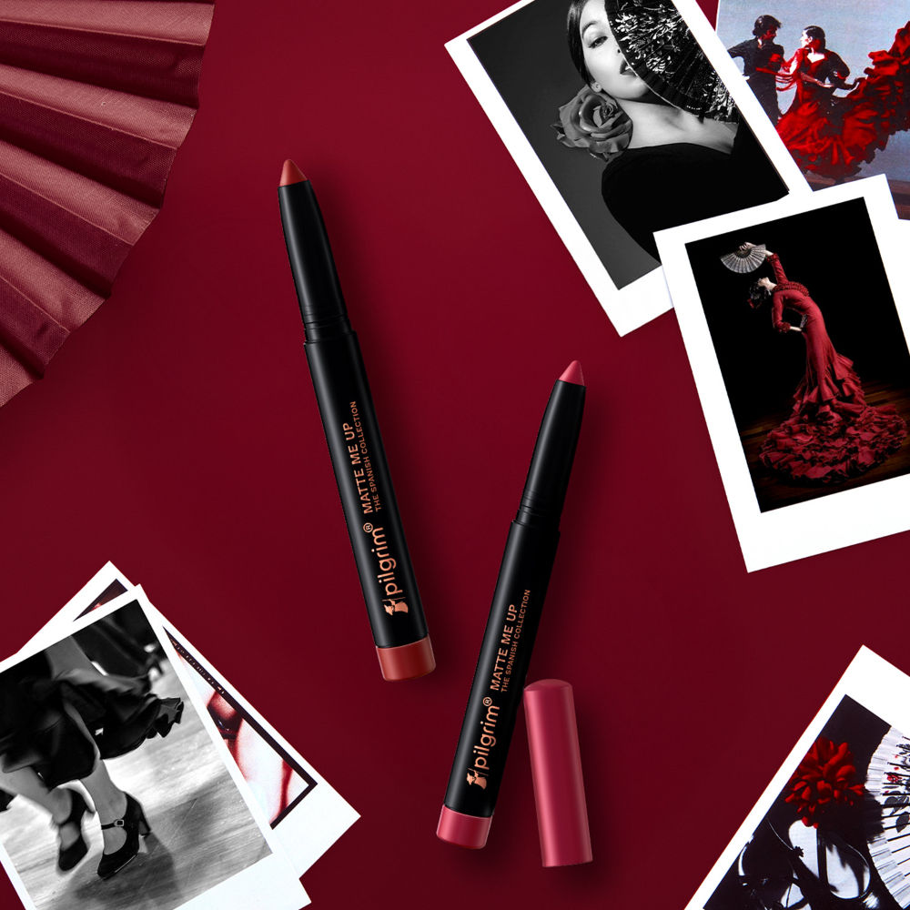 Pilgrim The Spanish Collection Matte Me Up Lip Crayon