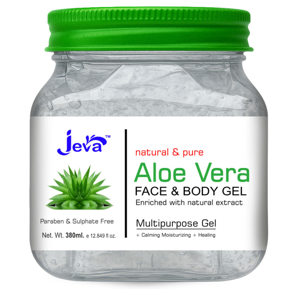 Jeva Aloe Vera Gel - Hydrating & Revitalizing Care for Young, Radiant Skin & Hair