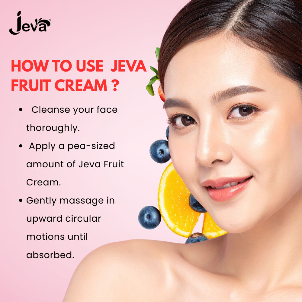 Jeva Fruit Cream - Ultra Moisturizing & Nourishing Care for Skin