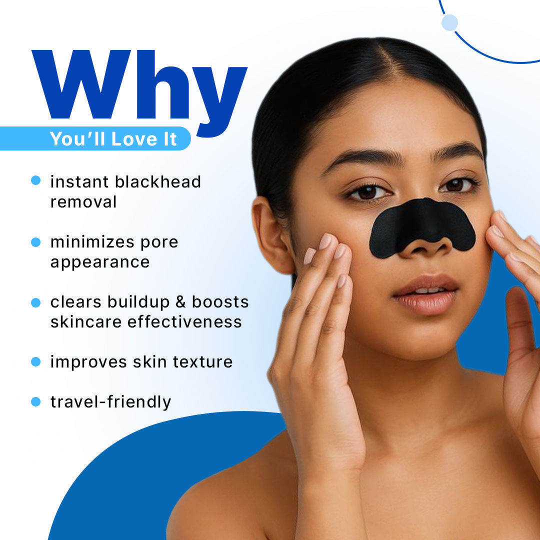 Sotrue Charcoal Nose Pore Deep Cleansing Strips For Blackheads & Whiteheads Removal
