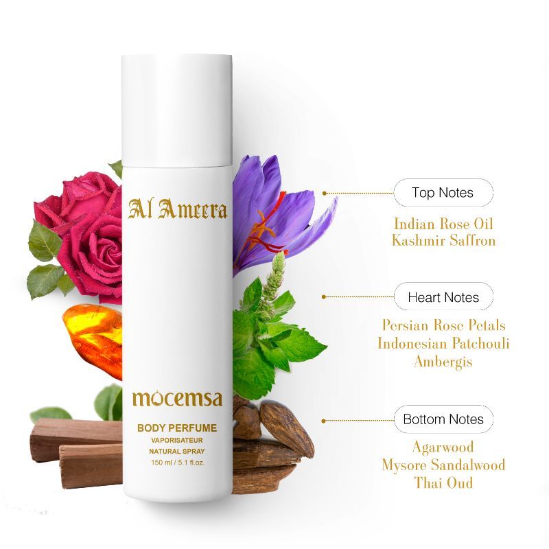 Mocemsa Al Ameera Pour Femme Long Lasting Luxury Body Perfume