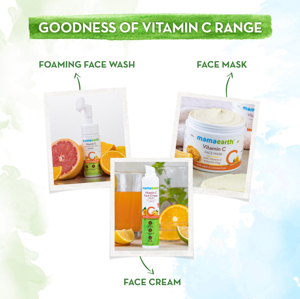 Mamaearth Vitamin C Oil-Free Moisturizer For Face With Vitamin C & Gotu Kola For Skin Illumination