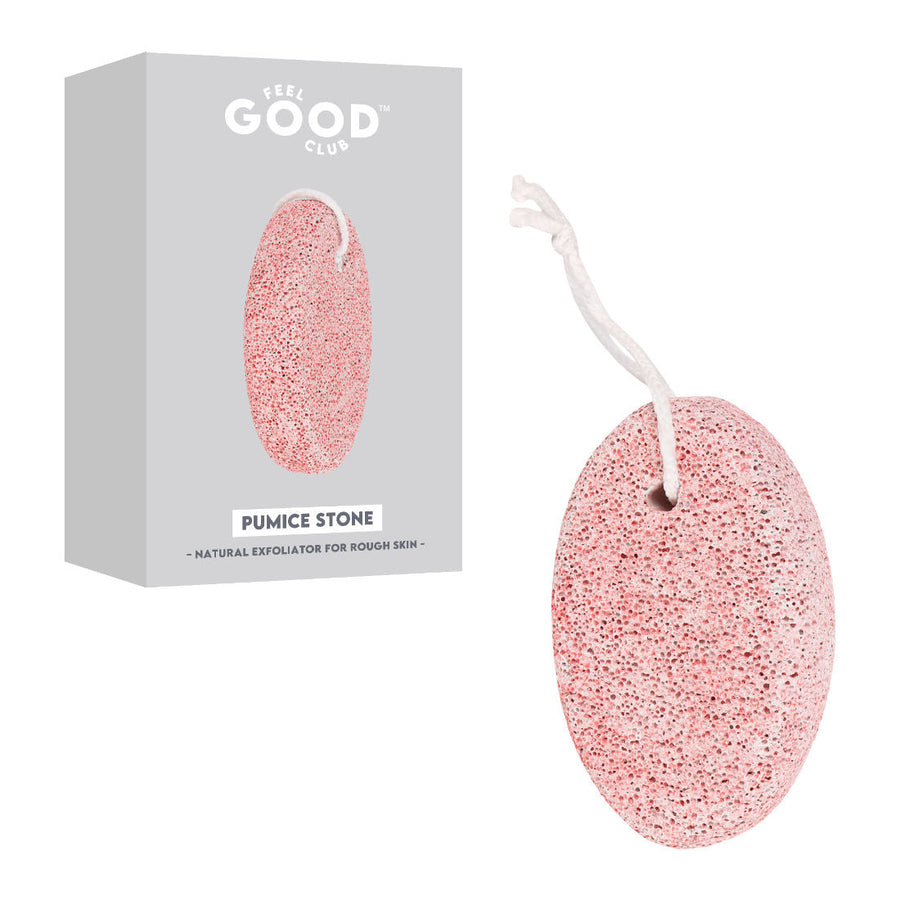Feel Good Club Pink Pumice Stone For Foot File Scrubber For Natural Skin Care Exfoliation & Pedicure