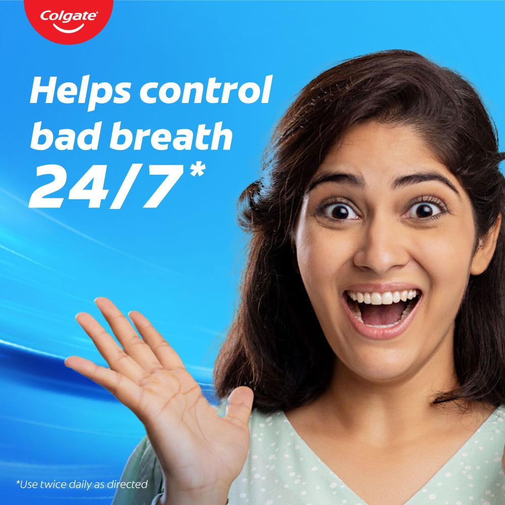 Colgate Maxfresh Plax Antibacterial Mouthwash, Fresh Mint