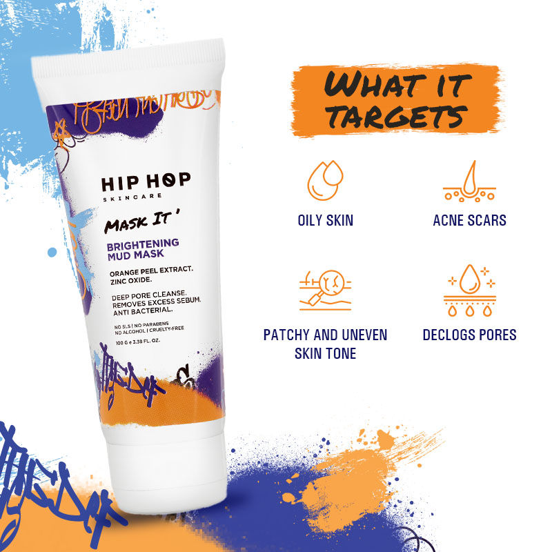 Hiphop Skincare Brightening Mud Mask