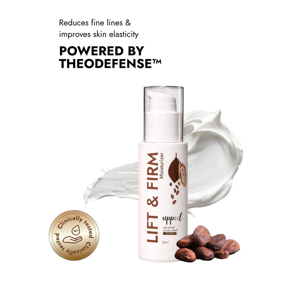 Uppeel Cocoa Shell Lift & Firm Moisturizer Hydrates And Firms For A Youthful Appearance