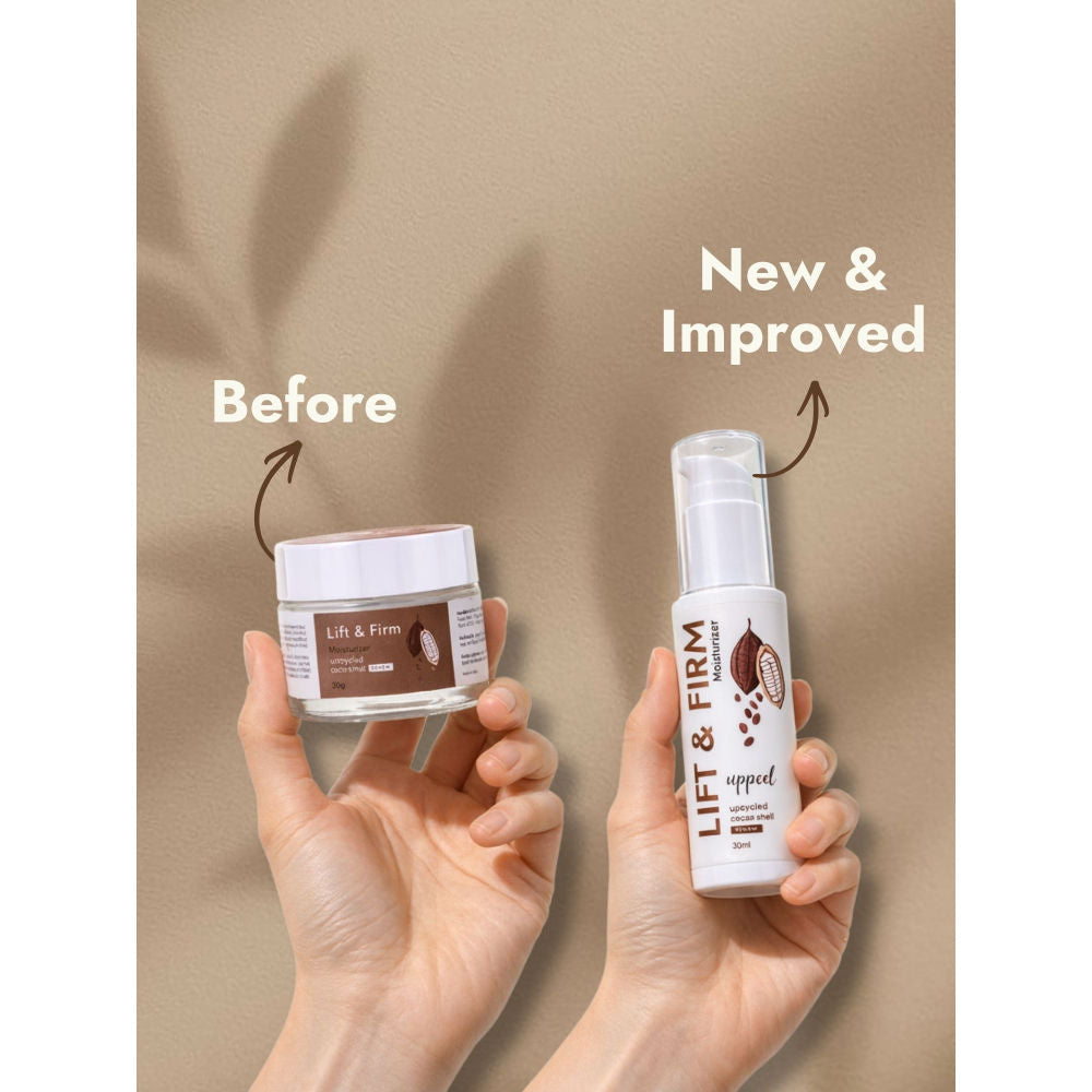 Uppeel Cocoa Shell Lift & Firm Moisturizer Hydrates And Firms For A Youthful Appearance