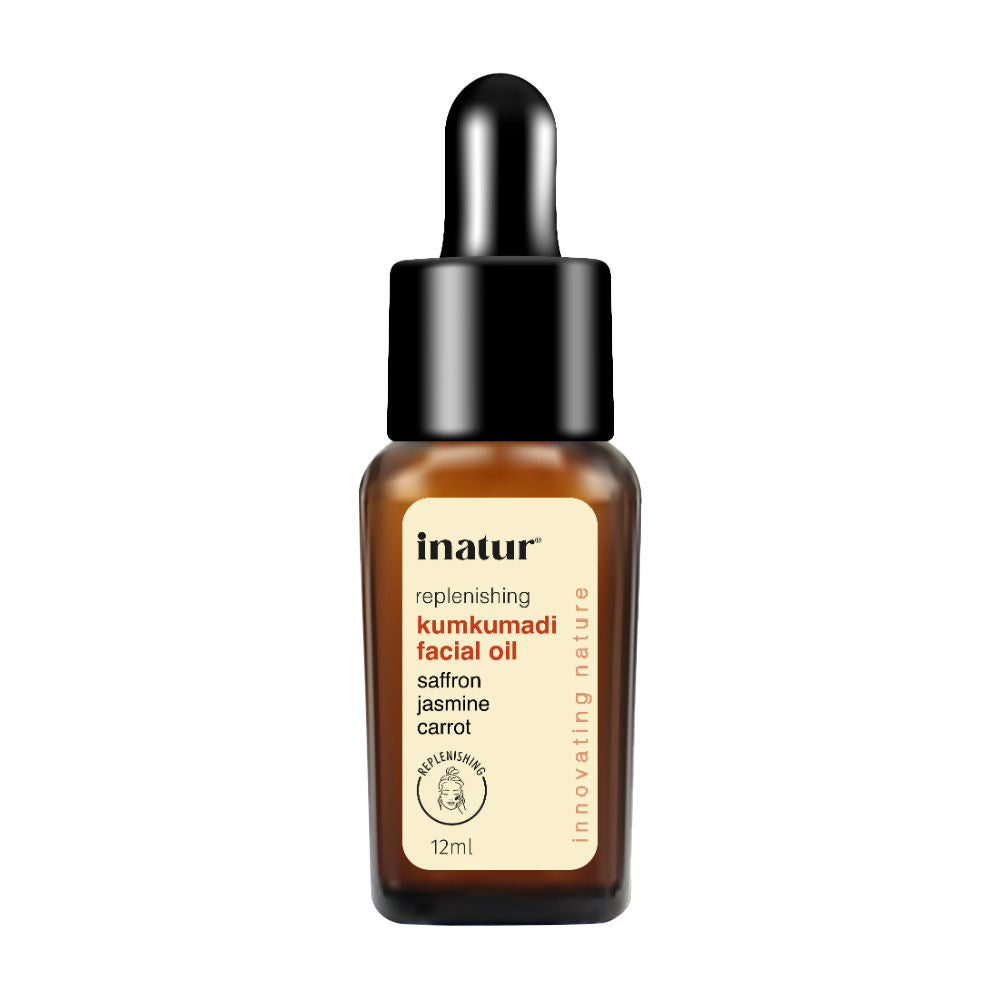 inatur Kumkumadi Face Oil, Ayurvedic Glow Formula, Reduces Blemishes, Fine Lines, for All Skin