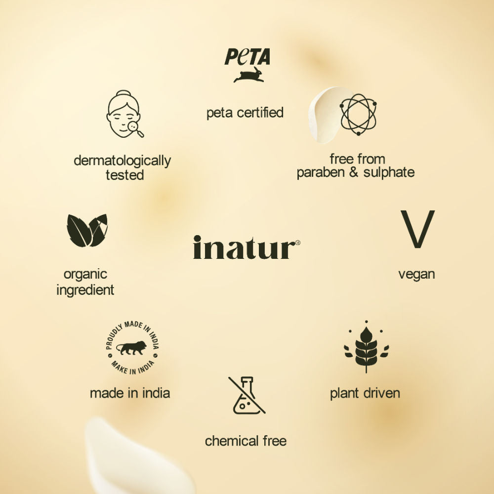 inatur Kumkumadi Face Oil, Ayurvedic Glow Formula, Reduces Blemishes, Fine Lines, for All Skin