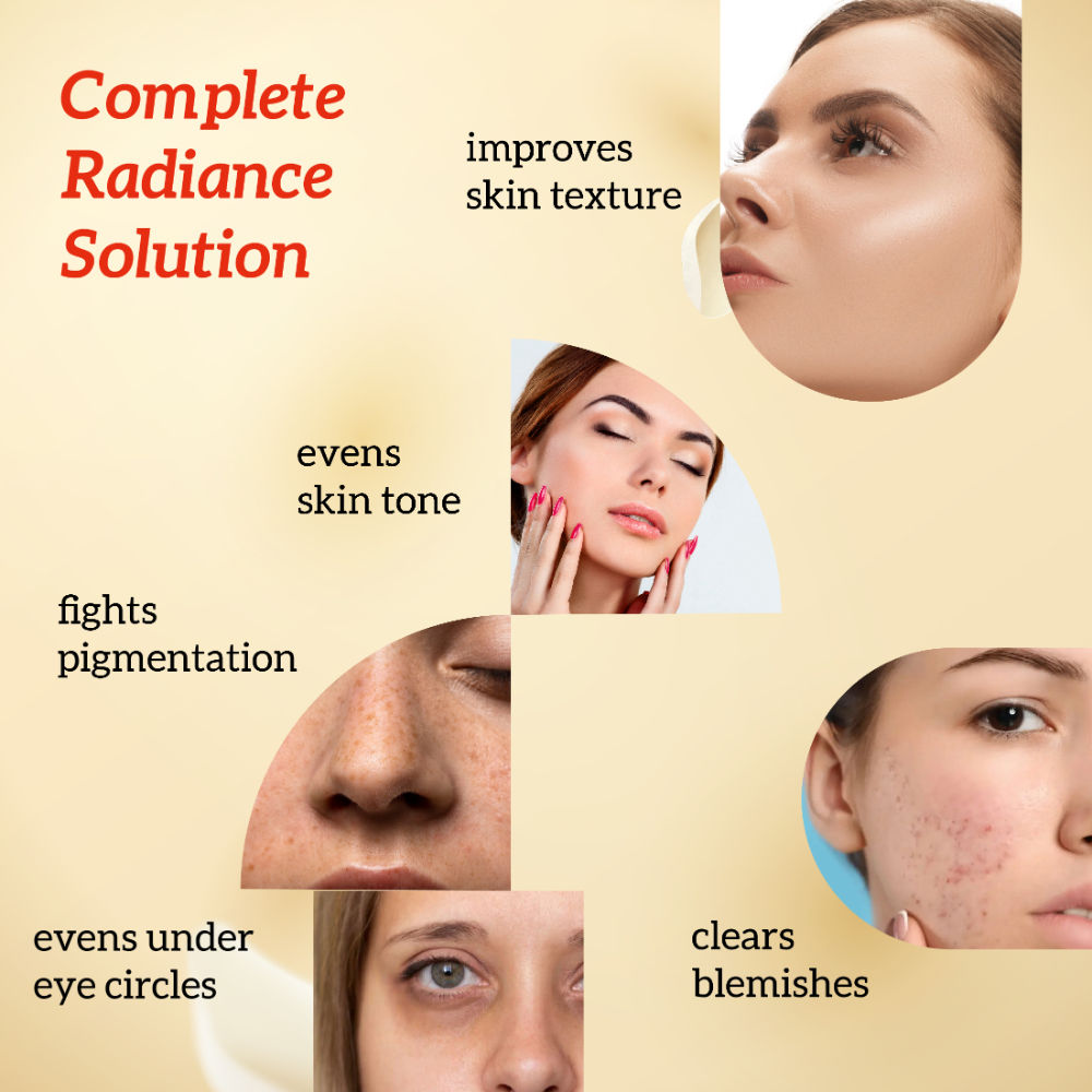 inatur Kumkumadi Face Oil, Ayurvedic Glow Formula, Reduces Blemishes, Fine Lines, for All Skin