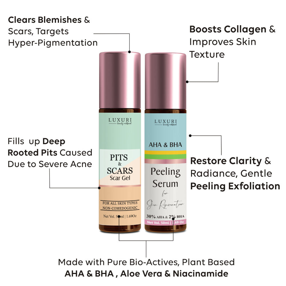 Luxuri Advanced Scar Care Regime for Deep Scars Pits & Surgery Scars