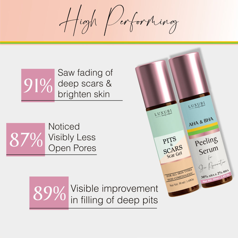 Luxuri Advanced Scar Care Regime for Deep Scars Pits & Surgery Scars