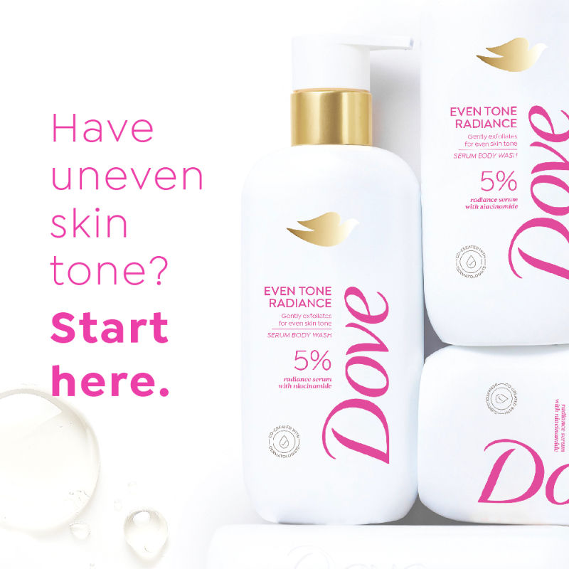 Dove 5% Radiance Serum With Niacinamide Even Tone Bodywash