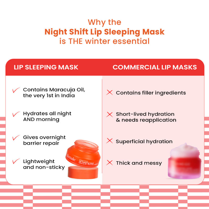 Foxtale Lip Sleeping Mask Maracuja Oil & Watermelon Flavour