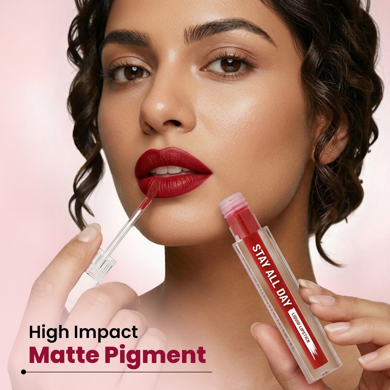 Swiss Beauty Stay All Day Liquid Lipstick 24 Hour Stay Transfer-Proof