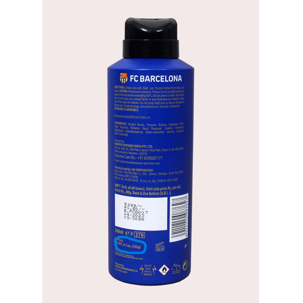 FC Barcelona Body Spray - Blue
