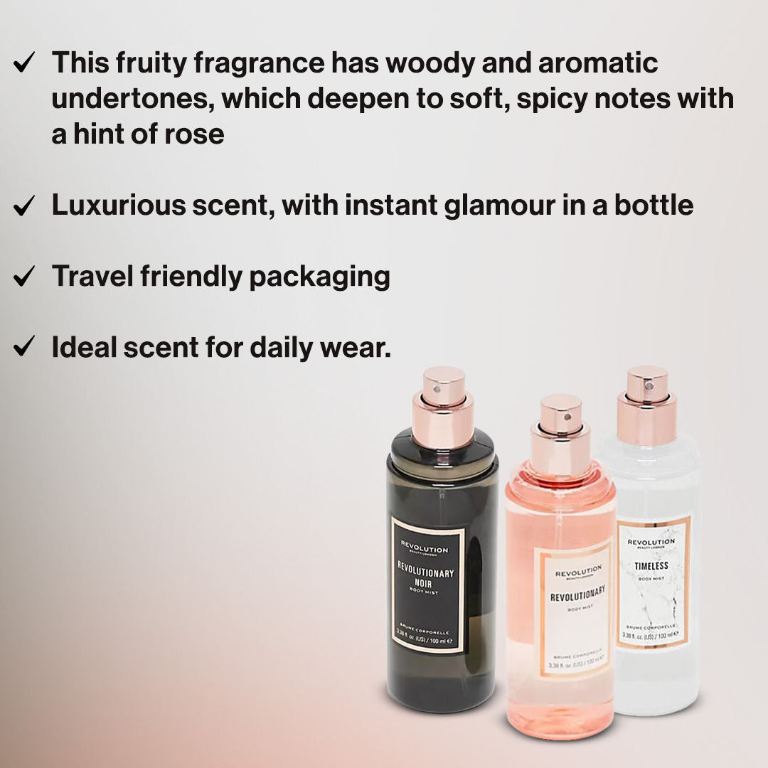 Makeup Revolution Revolutionary Body Mist Spray For Her