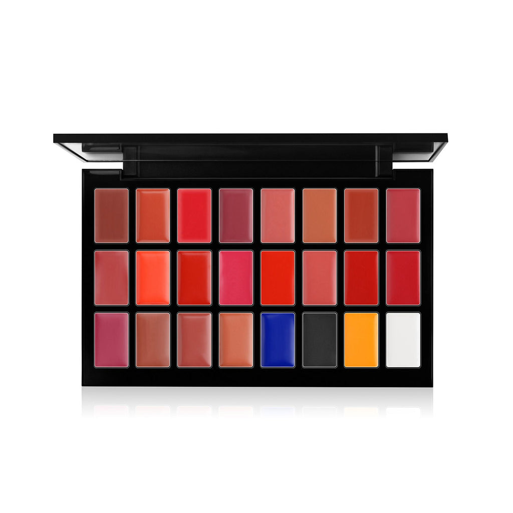 PAC Studio HD Lipstick Vault Palette X24 - Create 100+ Lip Shades, Intense Color Payoff, Lightweight
