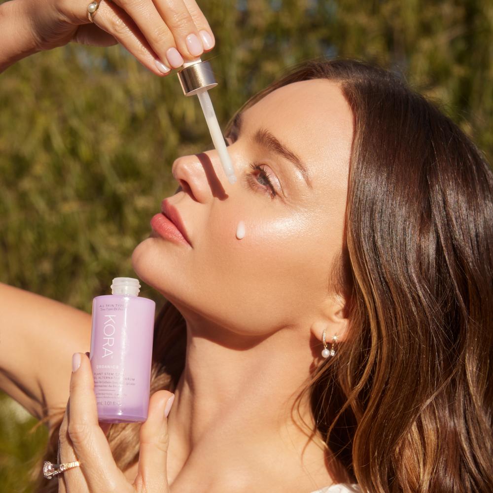Kora Organics Plant Stem Cell Retinol Alternative Serum Firms Smooths Protect With Bakuchiol Rosehip