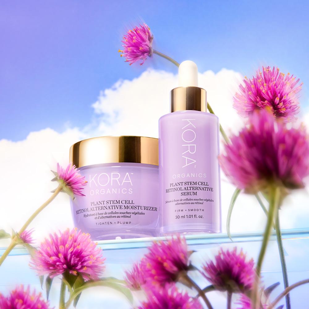 Kora Organics Plant Stem Cell Retinol Alternative Serum Firms Smooths Protect With Bakuchiol Rosehip