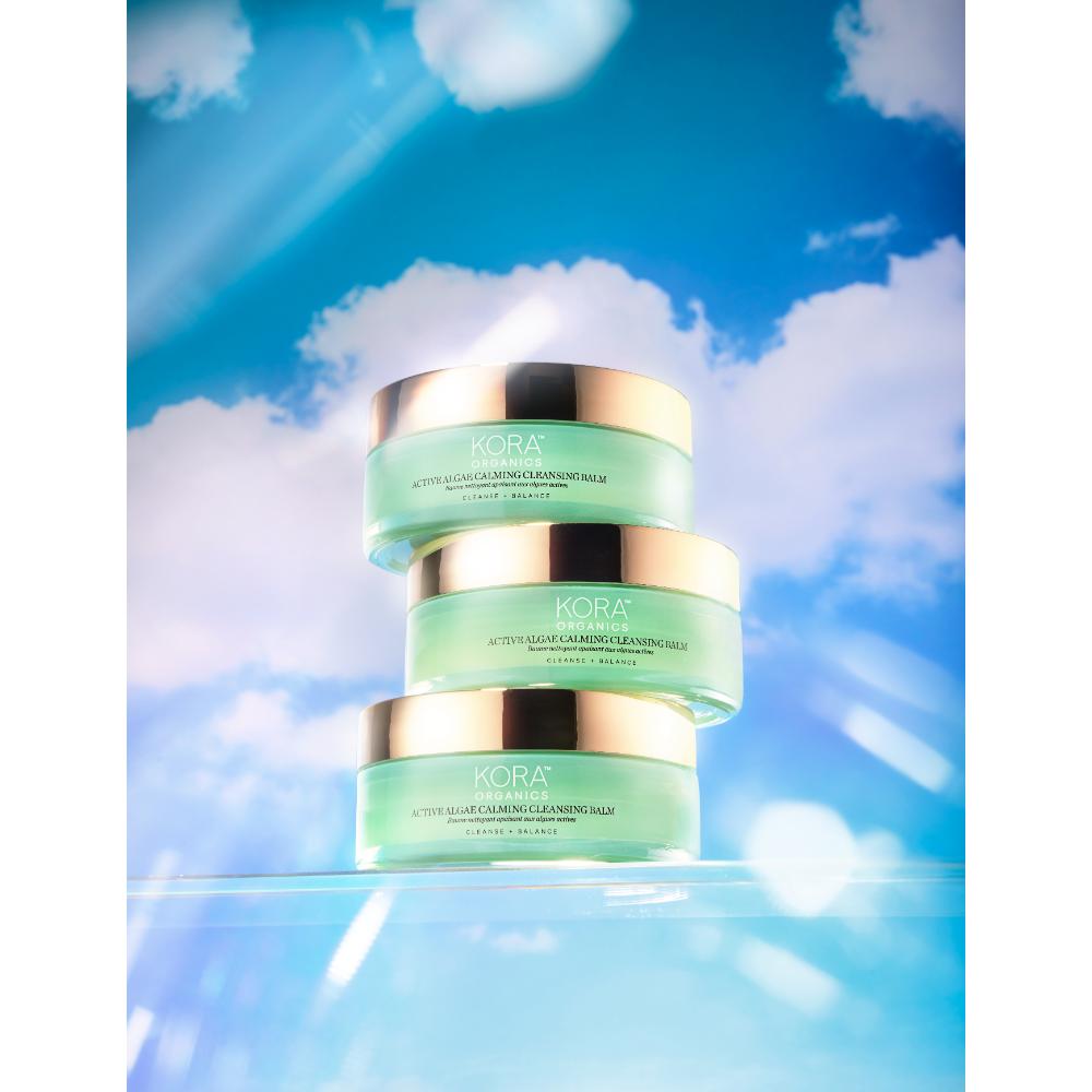 Kora Organics Active Algae Cleansing Balm - Removes Makeup Soothes Hydrates With Jojoba & Squalane