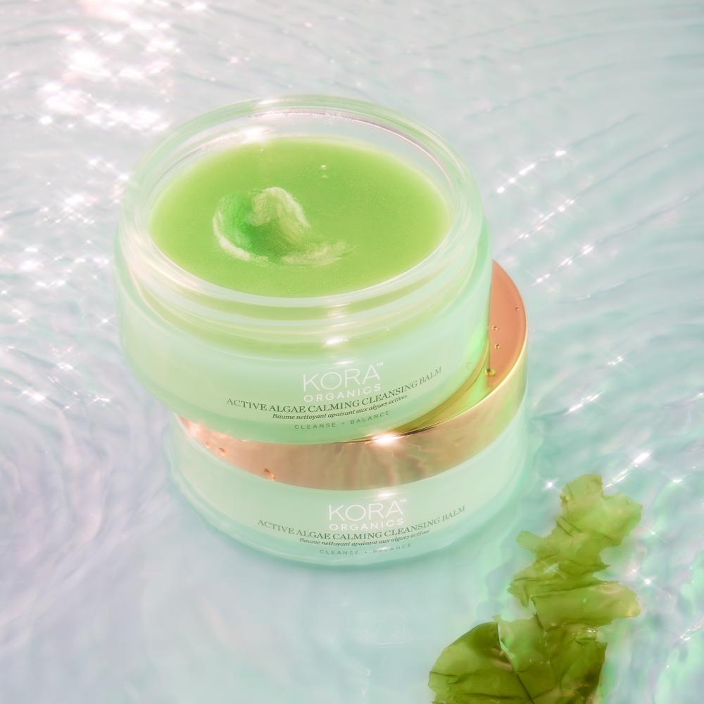 Kora Organics Active Algae Cleansing Balm - Removes Makeup Soothes Hydrates With Jojoba & Squalane