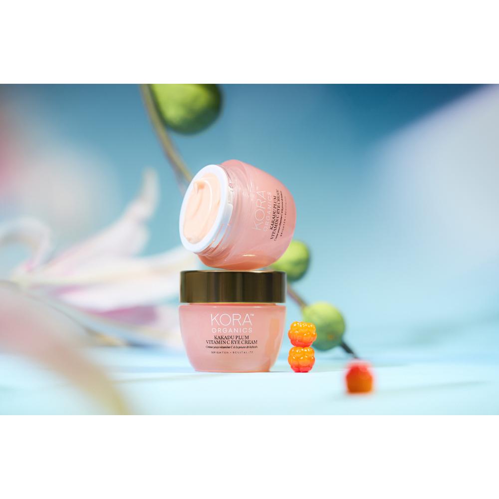 Kora Organics Kakadu Plum Vitamin C Eye Cream Target Fine Lines Wrinkles For Firm & Youthful Skin.