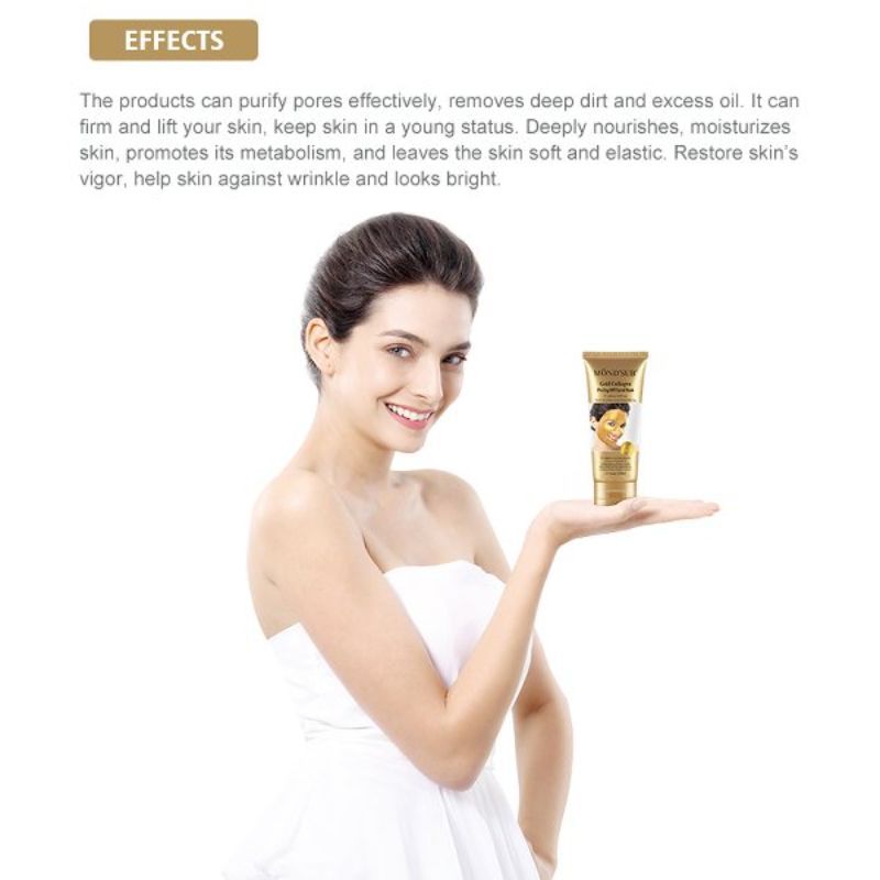 Mond'Sub Gold Collagen Peeling Off Facial Mask