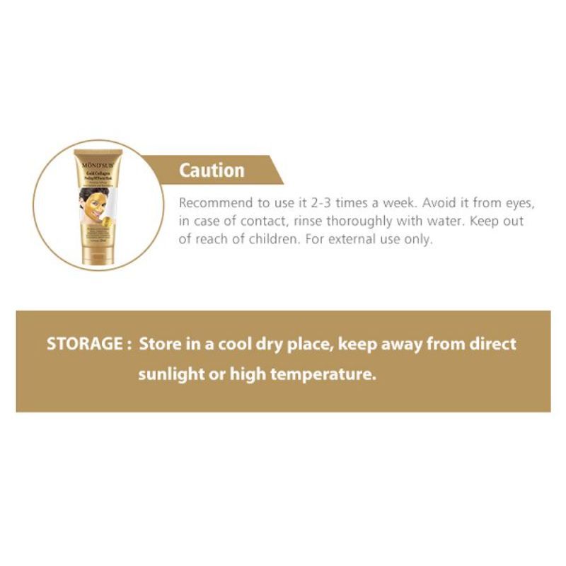 Mond'Sub Gold Collagen Peeling Off Facial Mask
