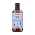 Auravedic Relaxing Body Massage Oil For Women Men Body Oil For Glowing Skin Lavender Mint