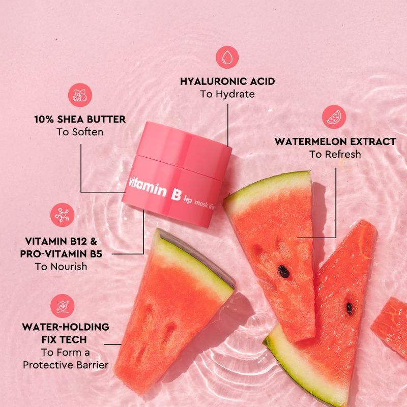 The Face Shop Vitamin Korean Mini Lip Sleeping Mask for Dark, Dry, Pigmented Lips