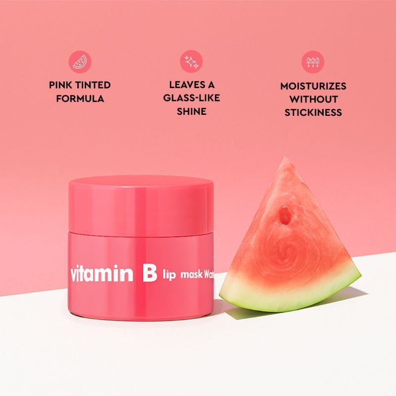 The Face Shop Vitamin Korean Mini Lip Sleeping Mask for Dark, Dry, Pigmented Lips
