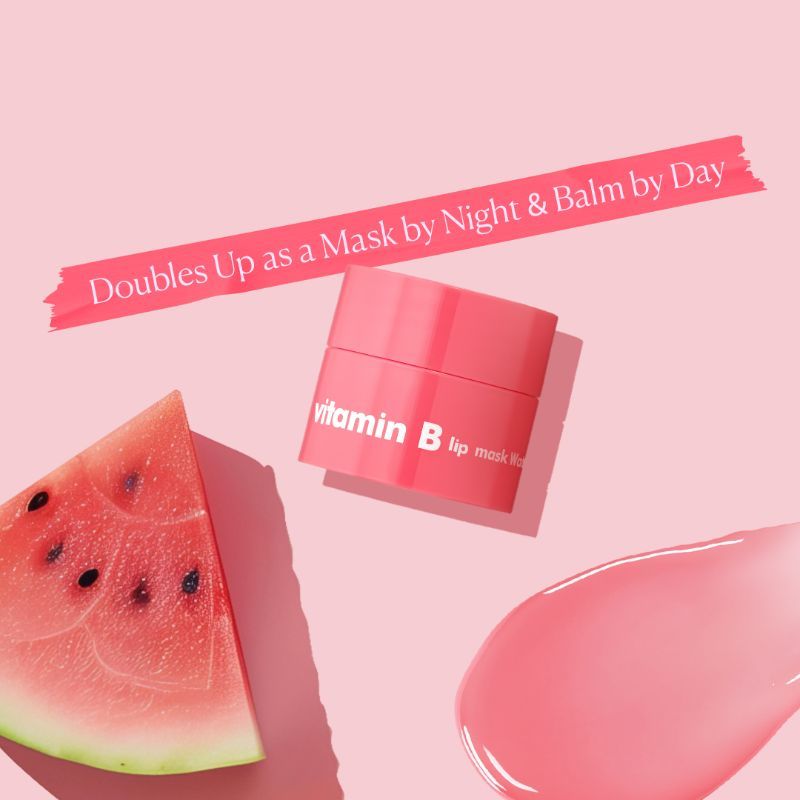 The Face Shop Vitamin Korean Mini Lip Sleeping Mask for Dark, Dry, Pigmented Lips
