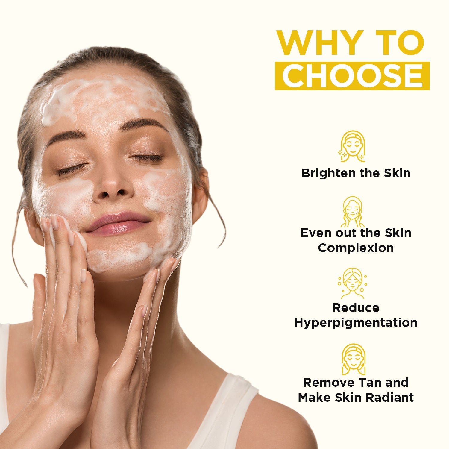 Orgatre Glow Ubtan Face Wash With Turmeric, Kojic Acid & Niacinamide For Radiant Skin