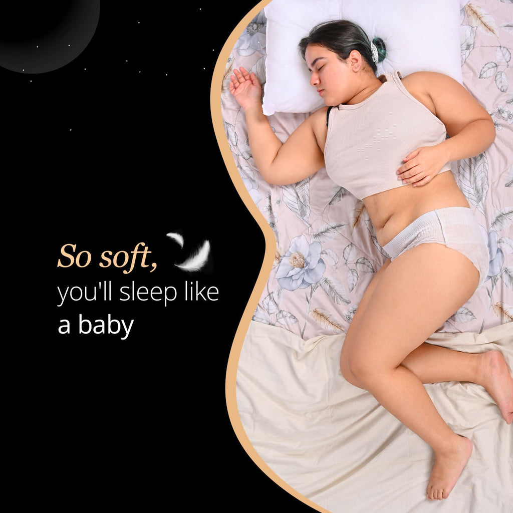 Carmesi Disposable Period Panties (S-M), Leak-Proof Protection For Heavy-Flow Nights