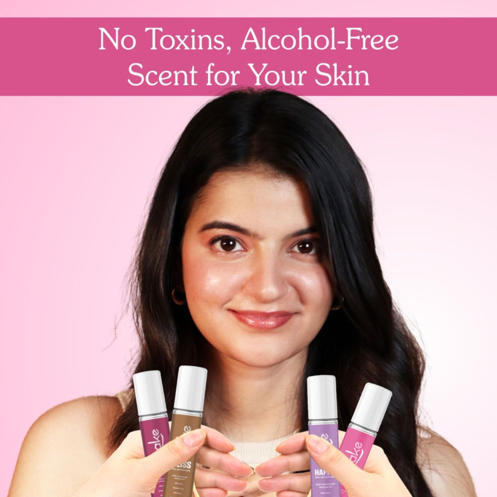 BAKE Joy 100% Concentrated Perfume Oil Roll On Fragrance For Men & Women - Peony