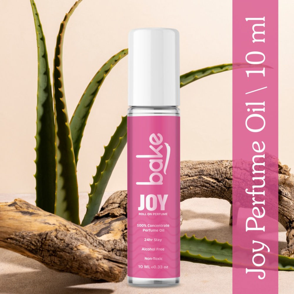 BAKE Joy 100% Concentrated Perfume Oil Roll On Fragrance For Men & Women - Peony