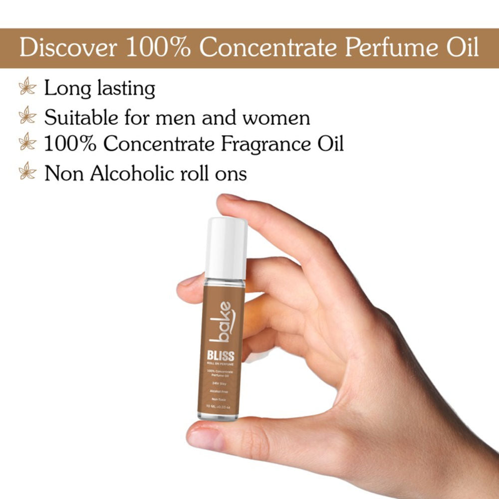 BAKE Bliss 100% Concentrated Perfume Oil Roll On Fragrance For Men & Women - Passion Fruit