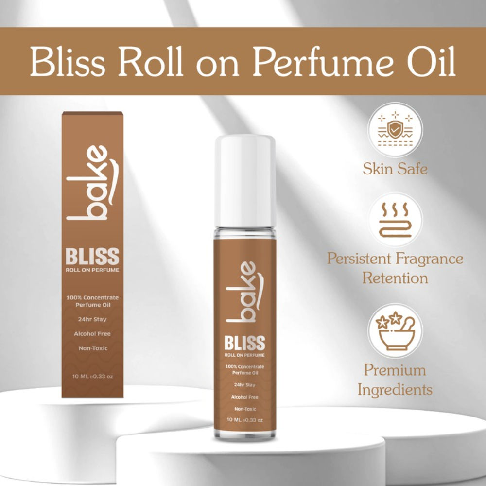 BAKE Bliss 100% Concentrated Perfume Oil Roll On Fragrance For Men & Women - Passion Fruit