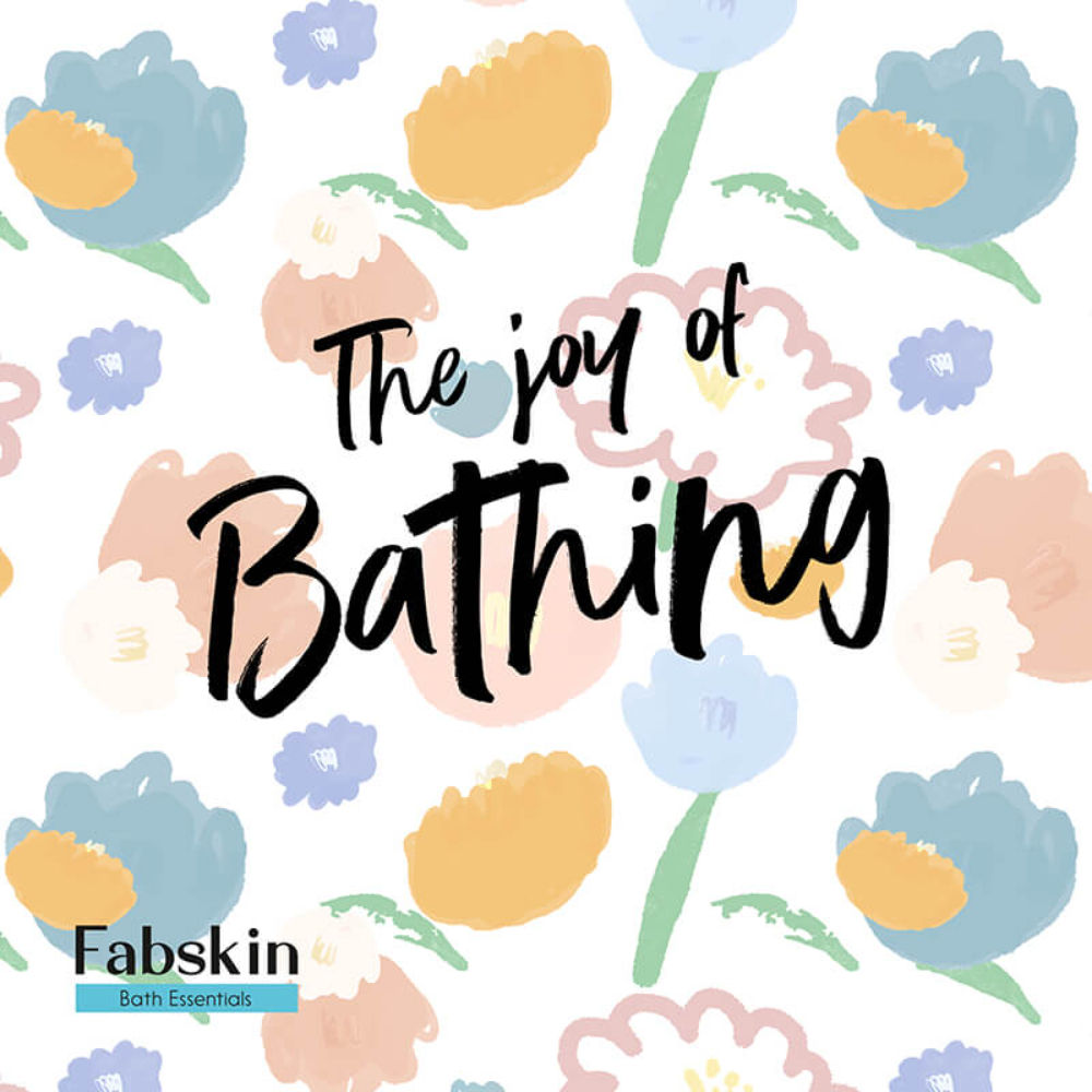 Fabskin Luxury Bathing Round Loofah Bath Sponge - Blue