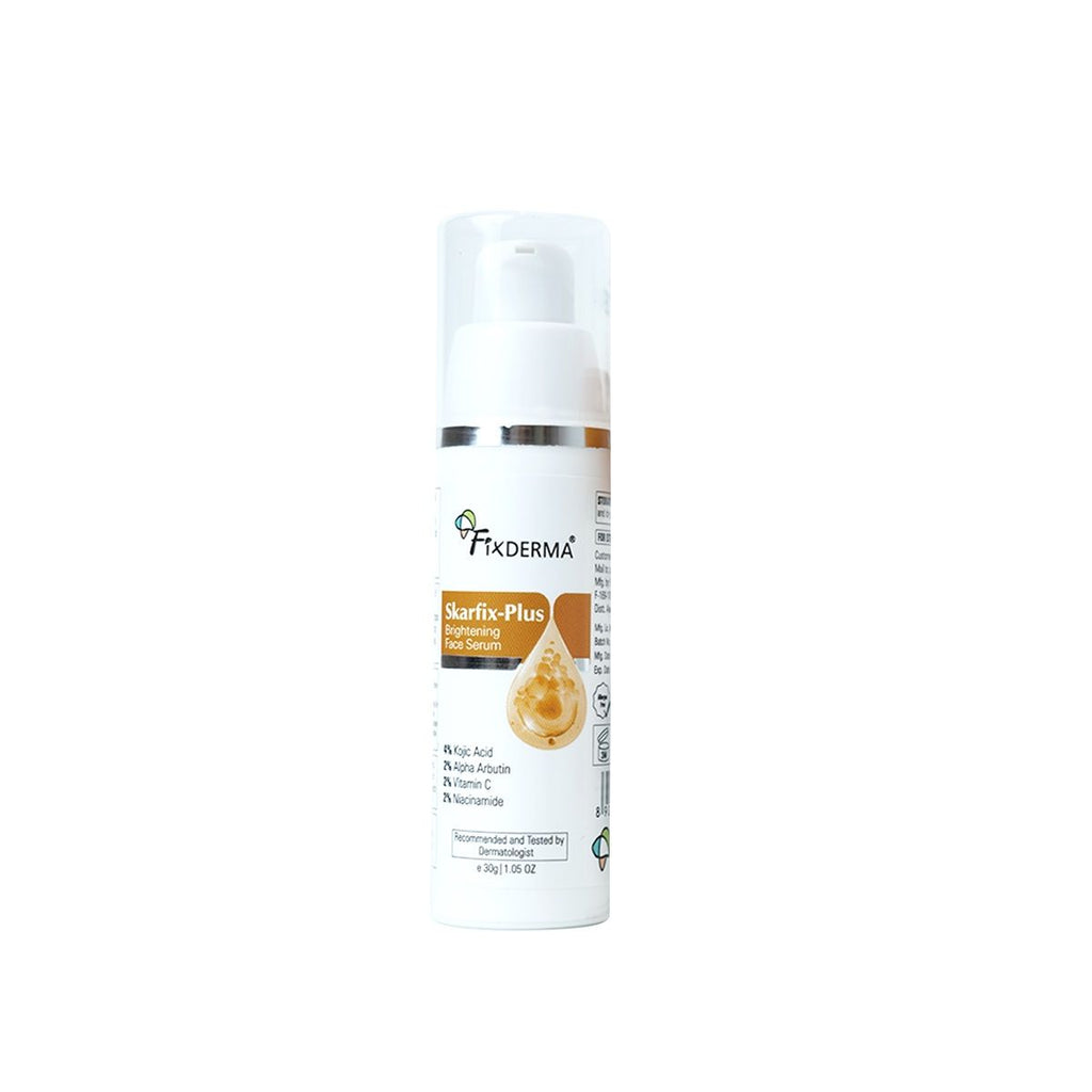 Fixderma Skarfix Plus 4% Kojic Acid Brightening Face Serum Fades Dark Spots & Hyperpigmentation