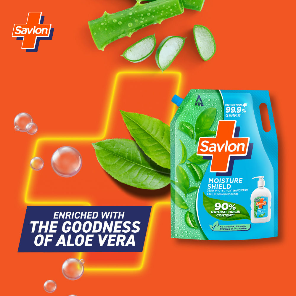 Savlon Moisture Shield Liquid Handwash Refill Pack For Soft Hands