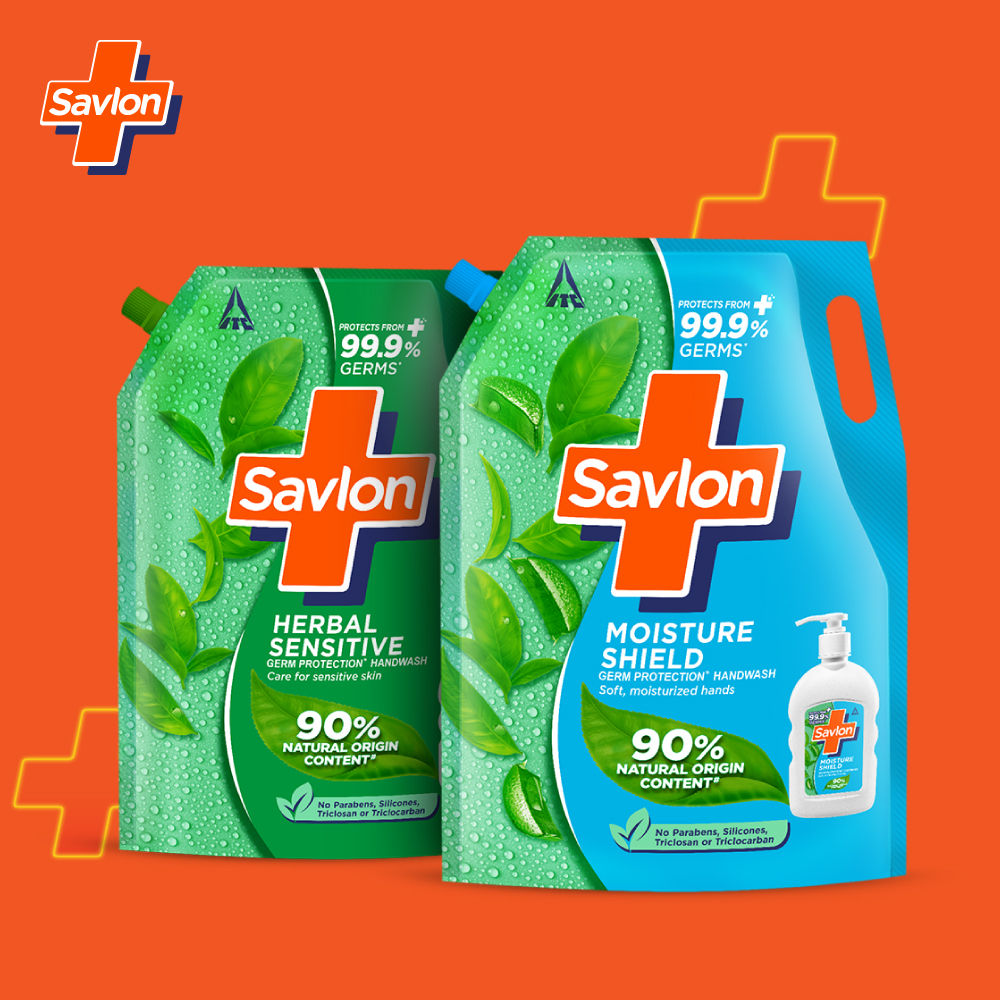 Savlon Moisture Shield Liquid Handwash Refill Pack For Soft Hands