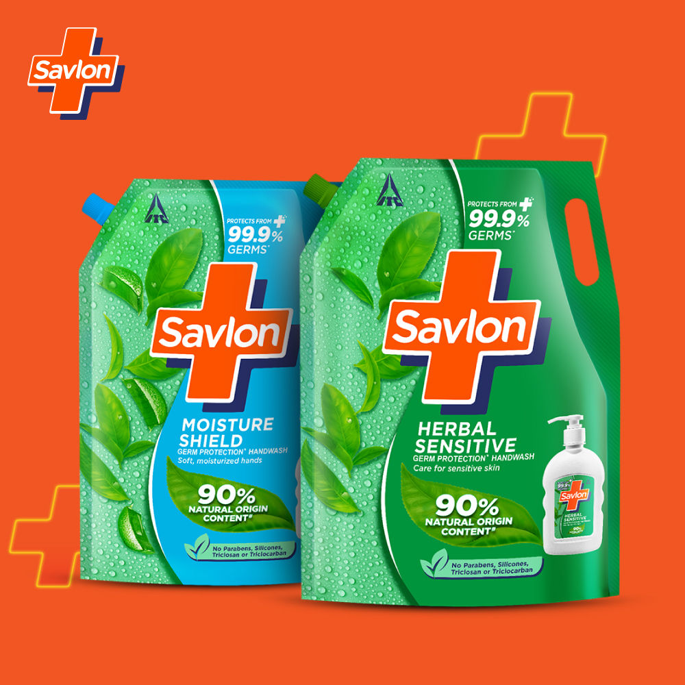 Savlon Herbal Sensitive Liquid Handwash Refill Pack For Sensitive Hands